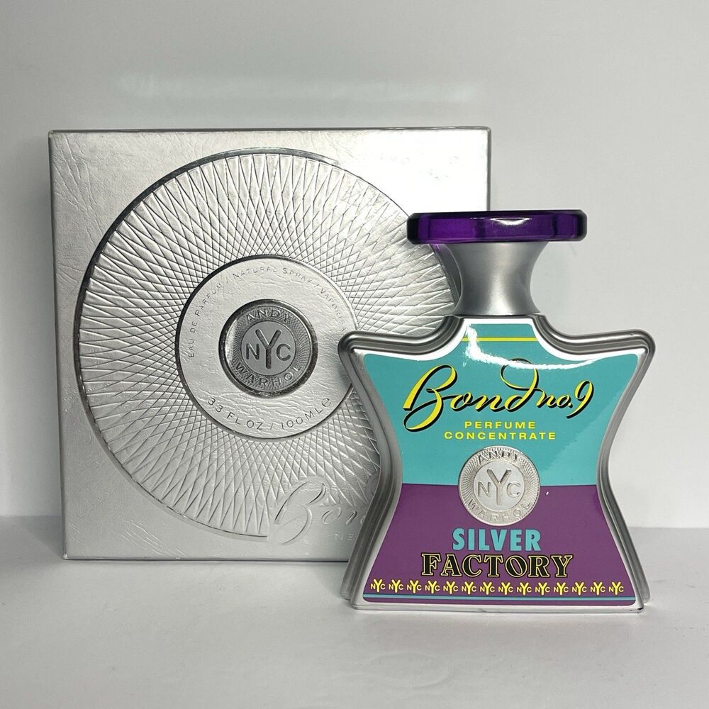 Bond No 9 ANDY WARHOL Silver Factory Perfume 3.3 fl.oz EDP Concentrate Unisex